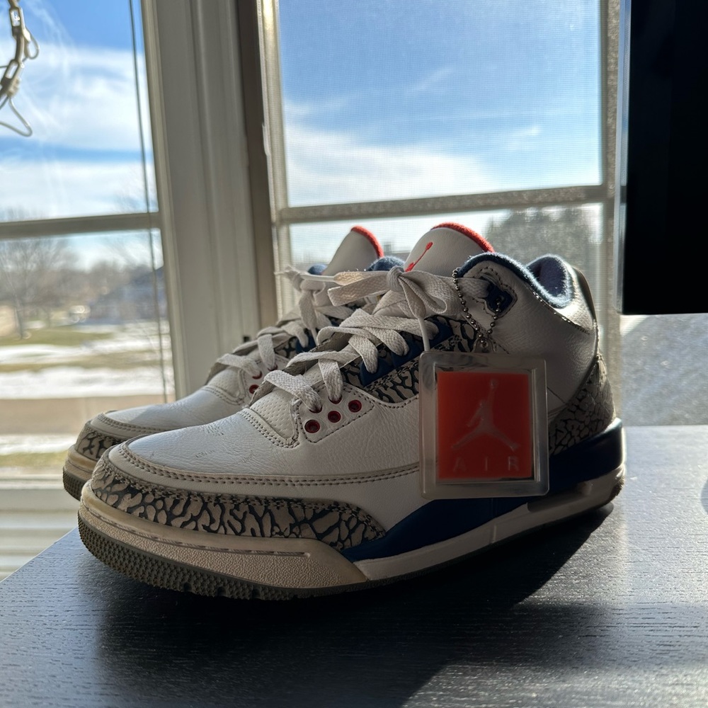 Air jordan 3 true blue 2016 size 8
